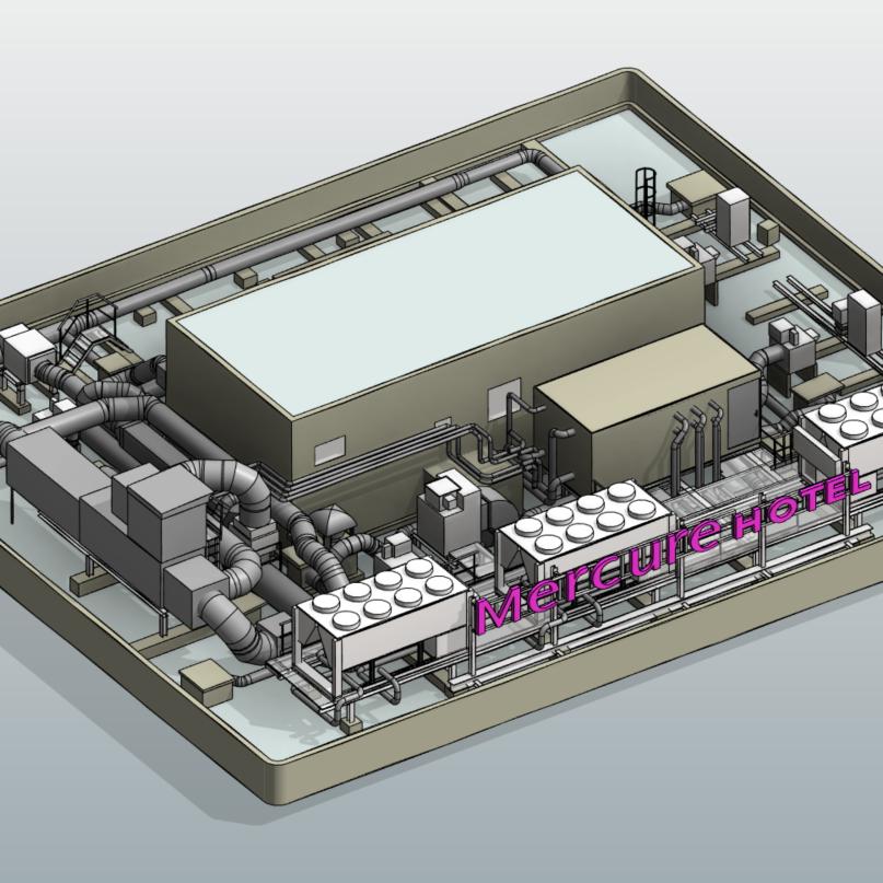 Relevé 3D et modélisation 3D en vue trois quart Relevé 3D et modélisation 3D